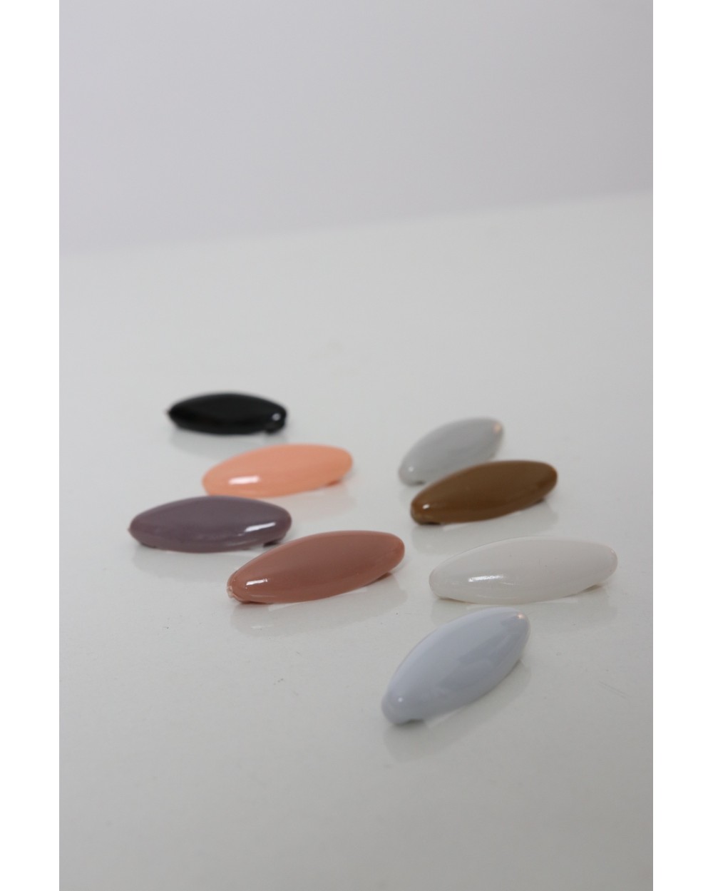 Set of 8 Sand scarf pins