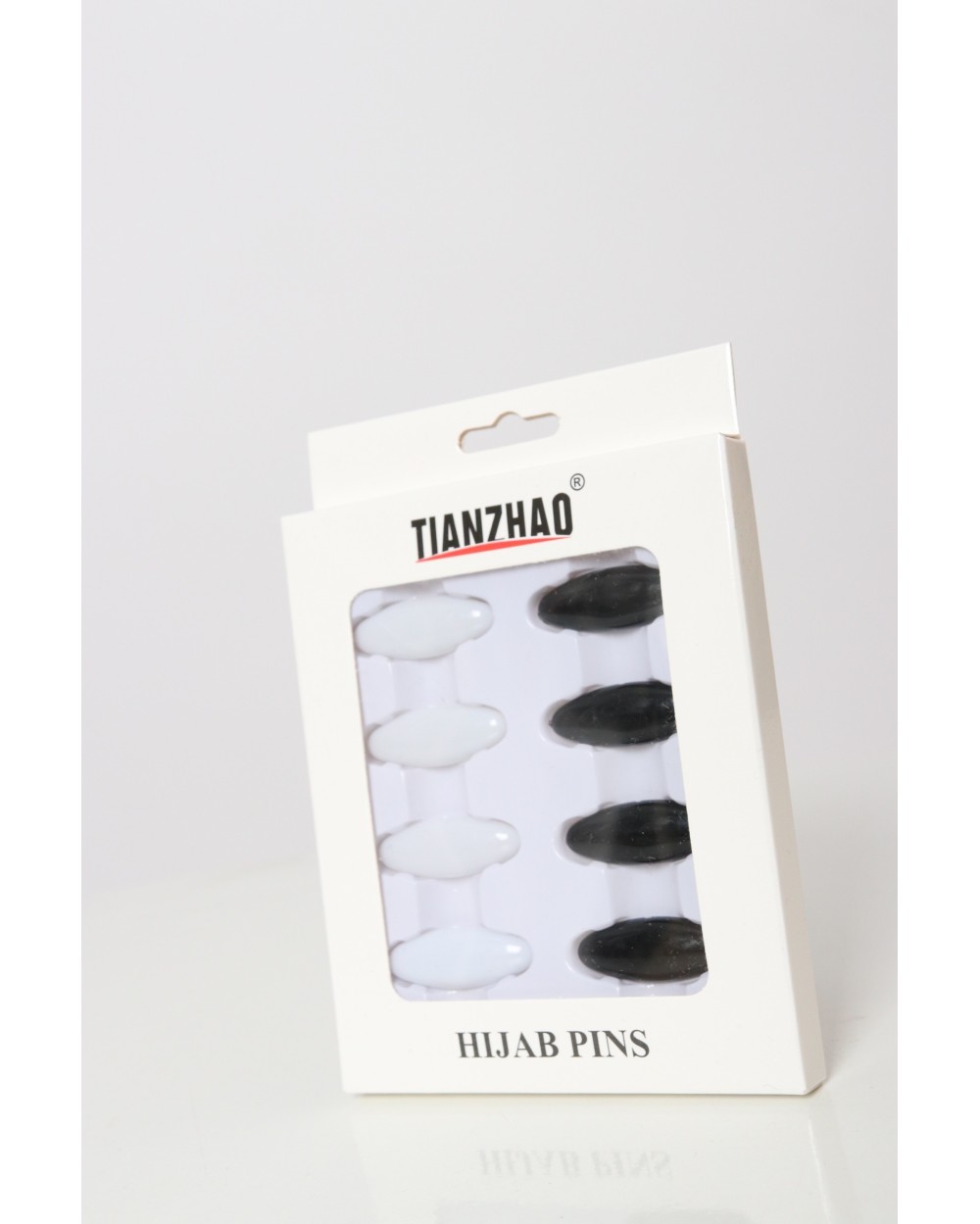 Set of 8 basic scarf pins