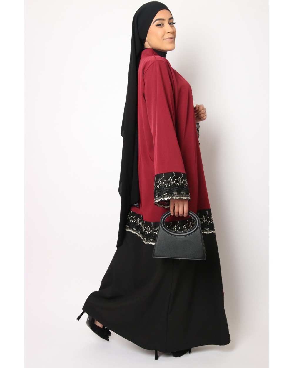 Shiraze Kimono with lace