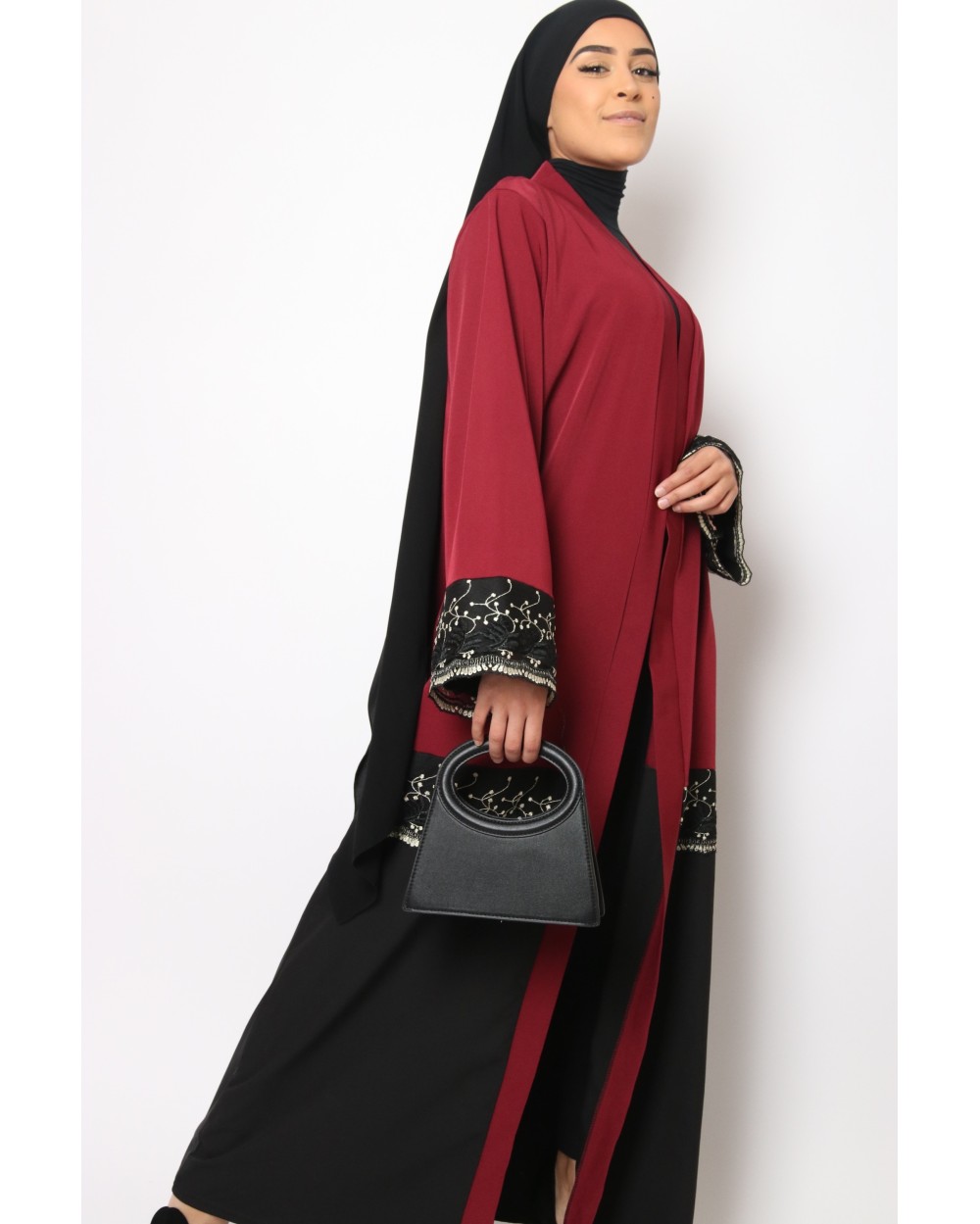 Shiraze Kimono with lace