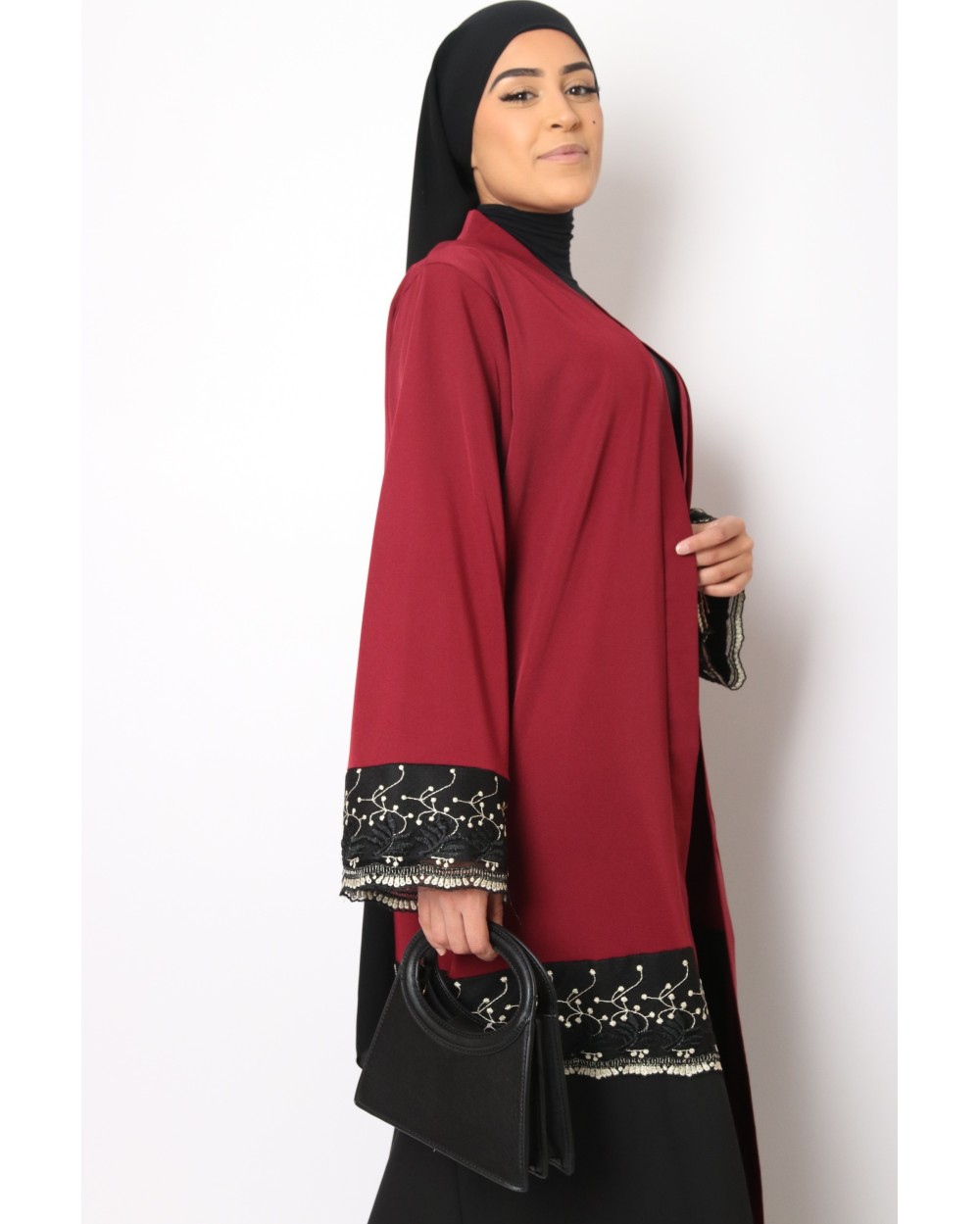 Shiraze Kimono with lace