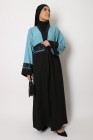 Mulan Black Lace Kimono