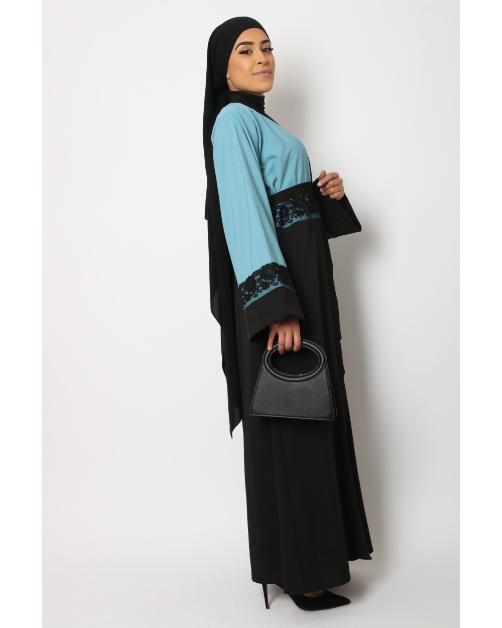 Mulan Black Lace Kimono