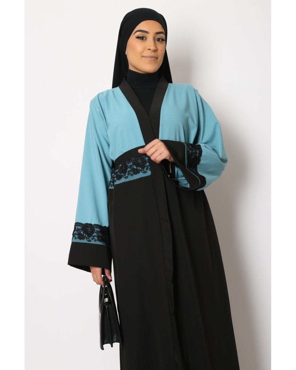 Mulan Black Lace Kimono