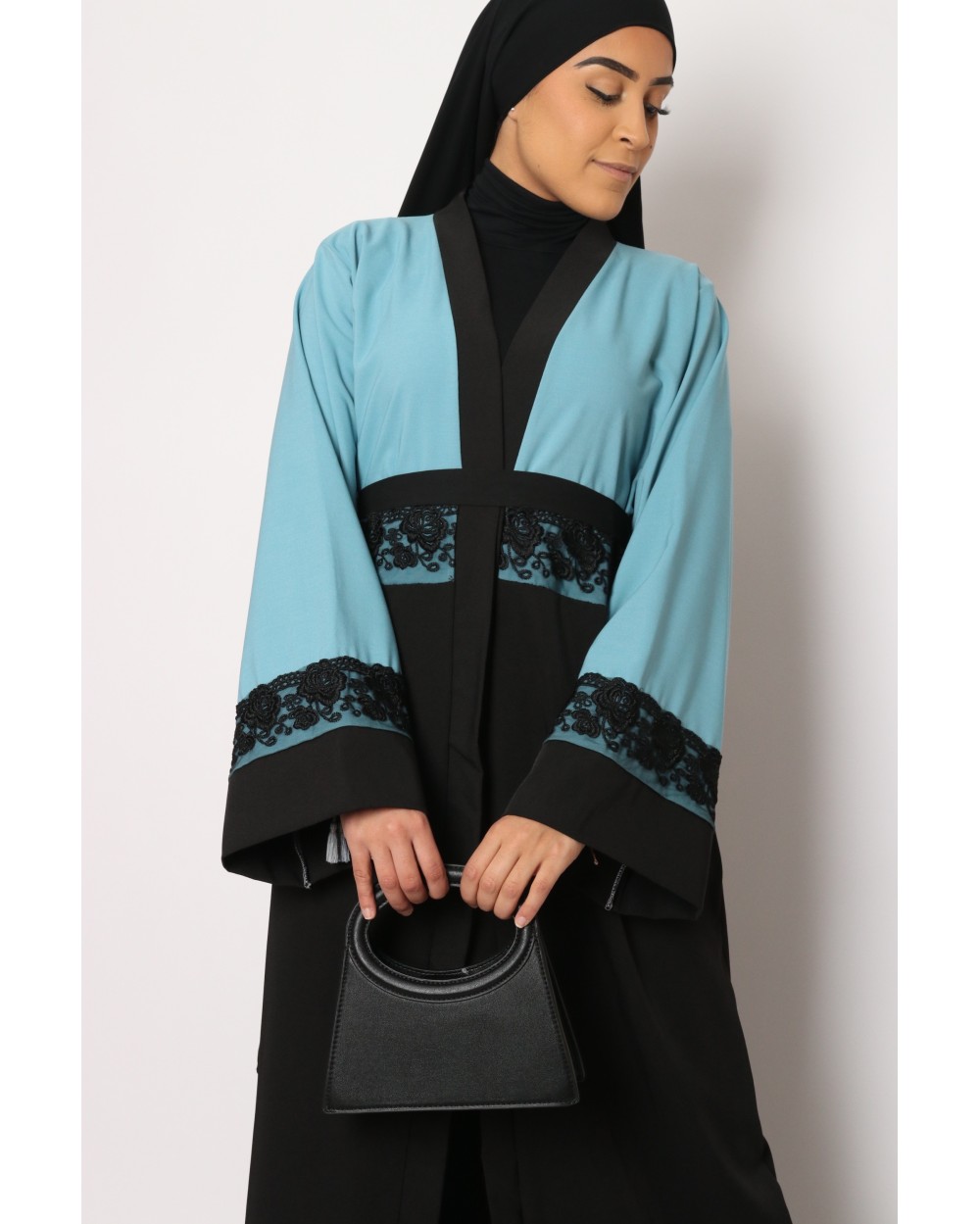 Mulan Black Lace Kimono