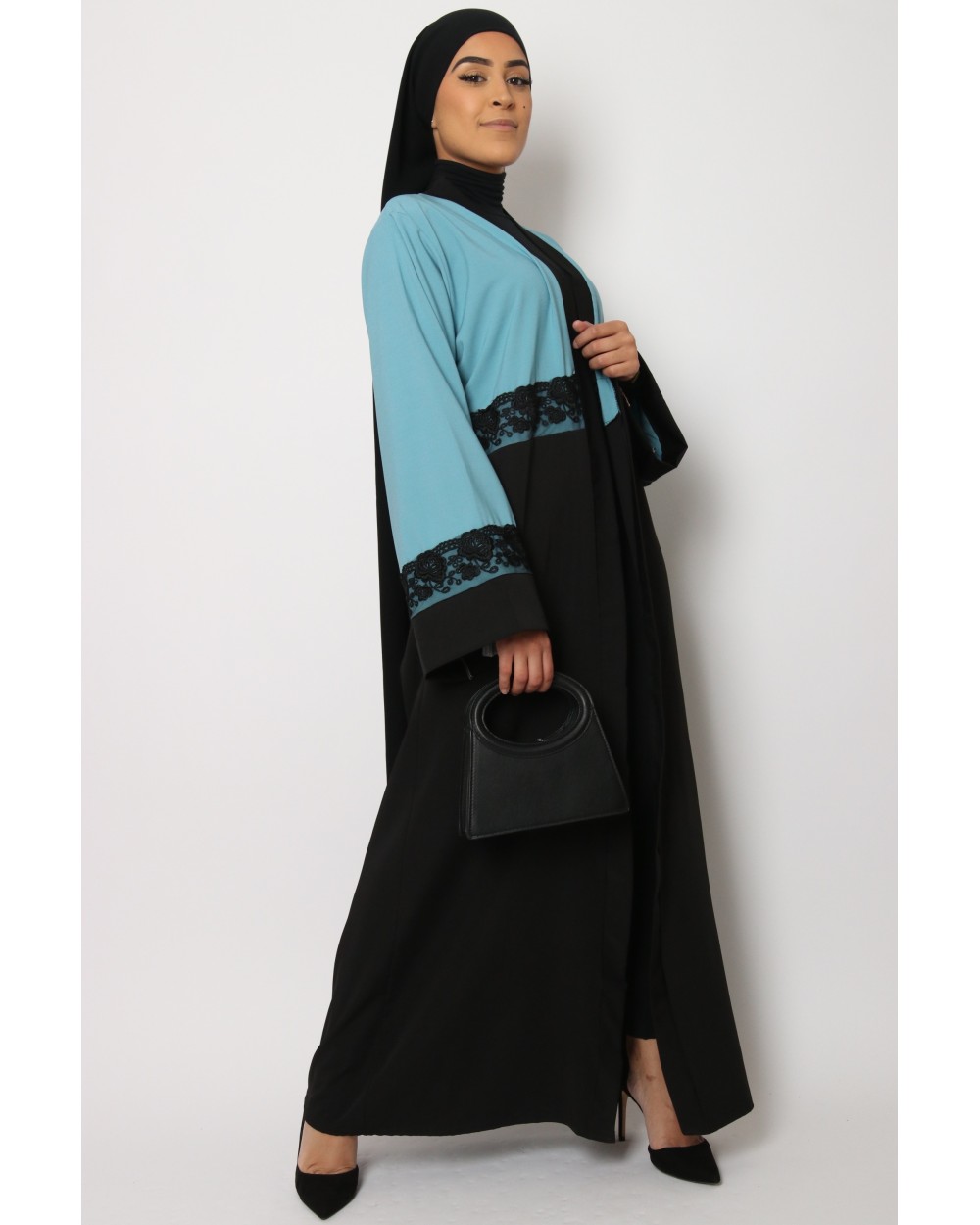 Mulan Black Lace Kimono