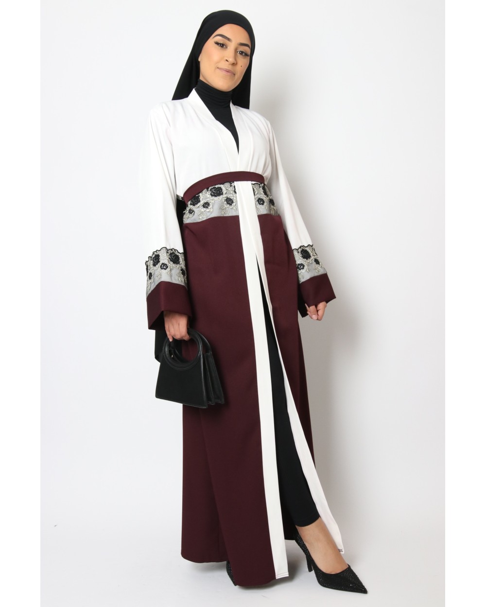 Mulan Kimono Golden Lace