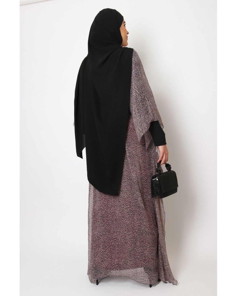 Long silk dress with lining