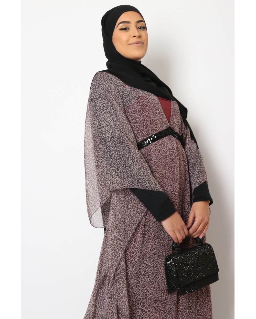 Robe longue en soie avec doublure