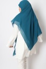Hijab mousseline carré Nissa 150cm
