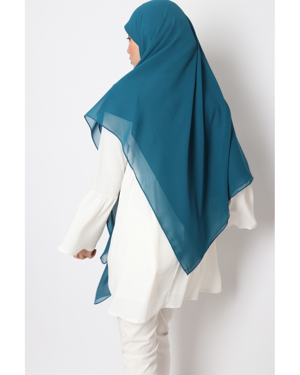Nissa square chiffon hijab 150cm