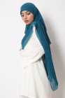 Hijab mousseline carré Nissa 150cm