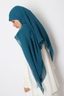 Hijab mousseline carré Nissa 150cm