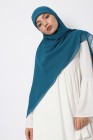Hijab mousseline carré Nissa 150cm