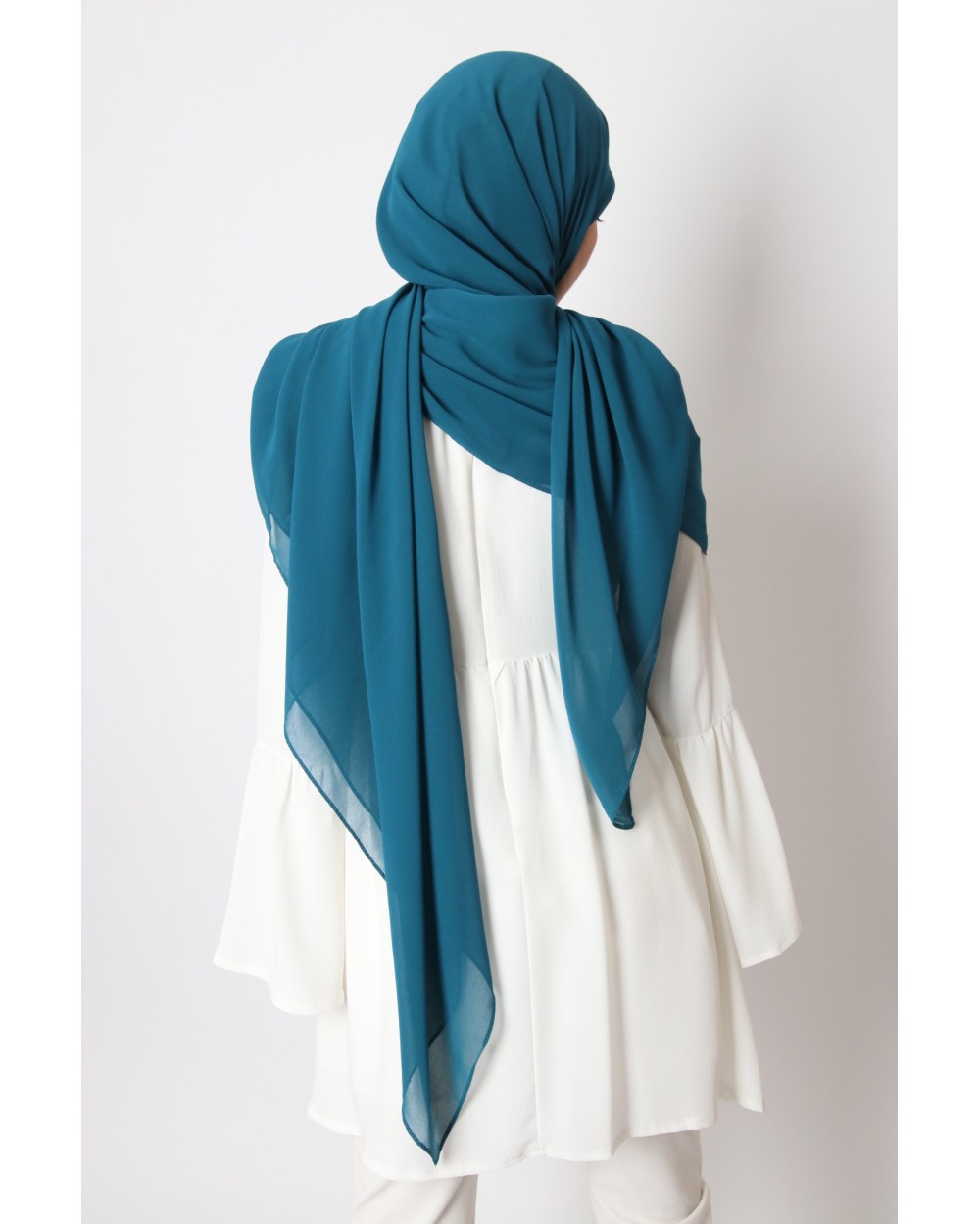 Hijab mousseline carré Nissa 150cm