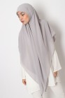 Hijab mousseline carré Nissa 150cm