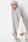 Hijab mousseline carré Nissa 150cm