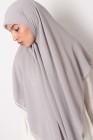 Hijab mousseline carré Nissa 150cm