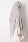 Hijab mousseline carré Nissa 150cm
