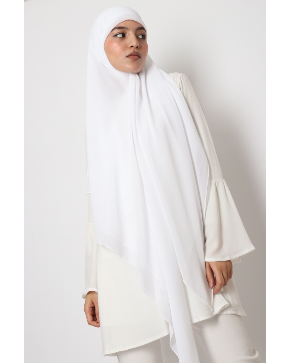 Nissa square chiffon hijab 150cm