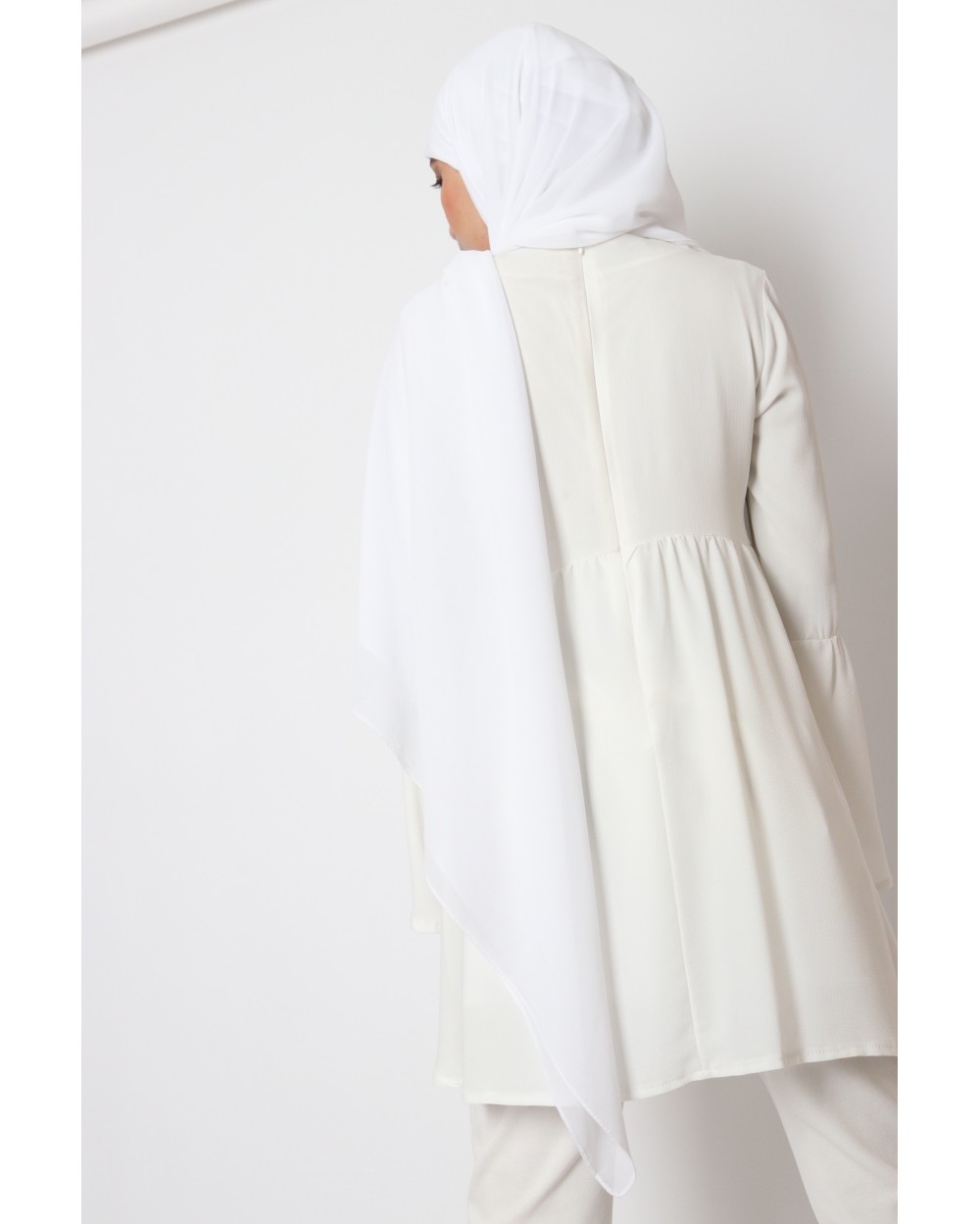 Nissa square chiffon hijab 150cm