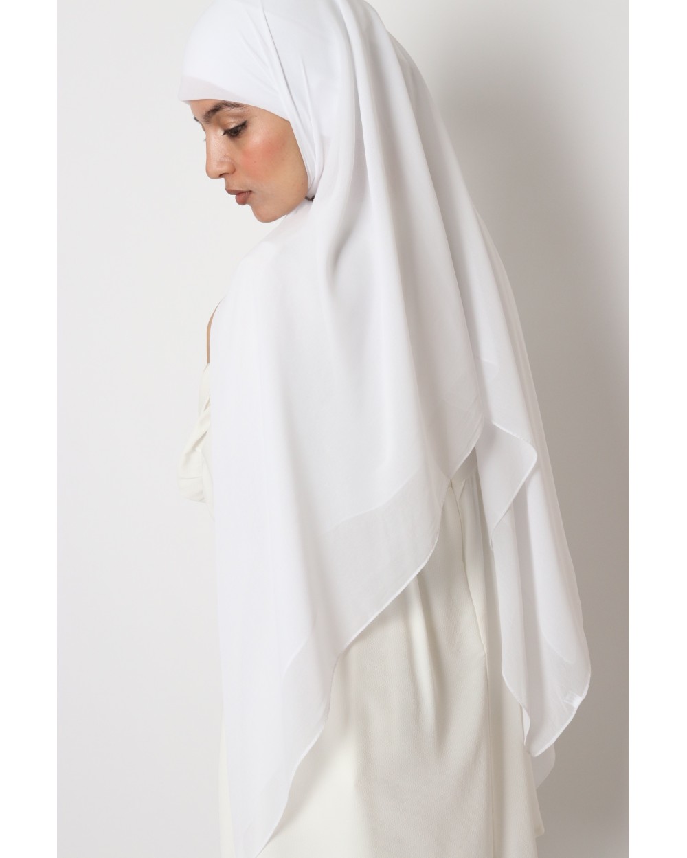 Nissa square chiffon hijab 150cm