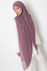 Hijab mousseline carré Nissa 150cm