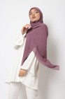 Hijab mousseline carré Nissa 150cm