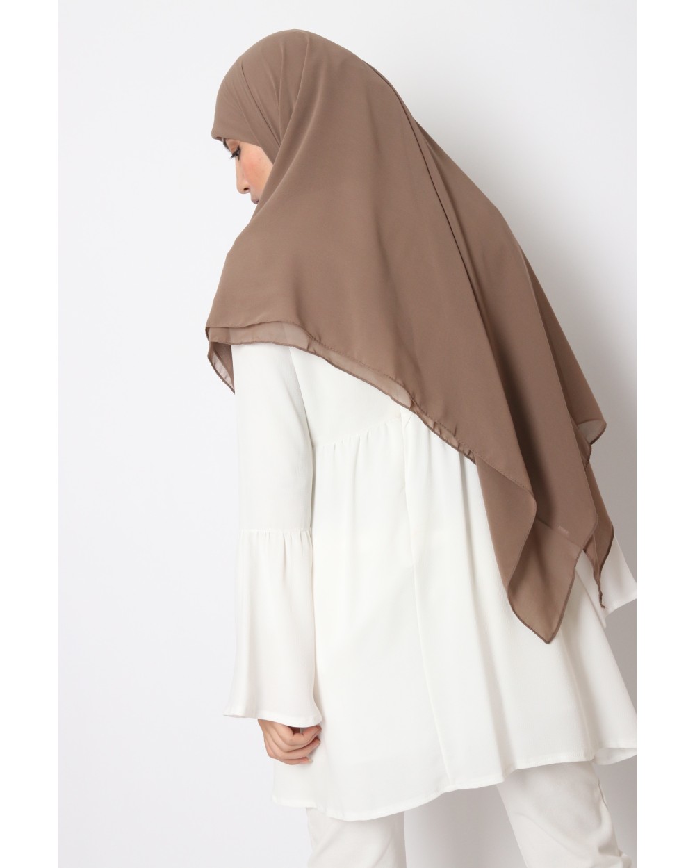 Nissa square chiffon hijab 150cm