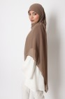 Hijab mousseline carré Nissa 150cm