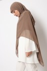 Nissa square chiffon hijab 150cm