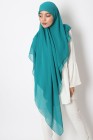 Hijab mousseline carré Nissa 150cm