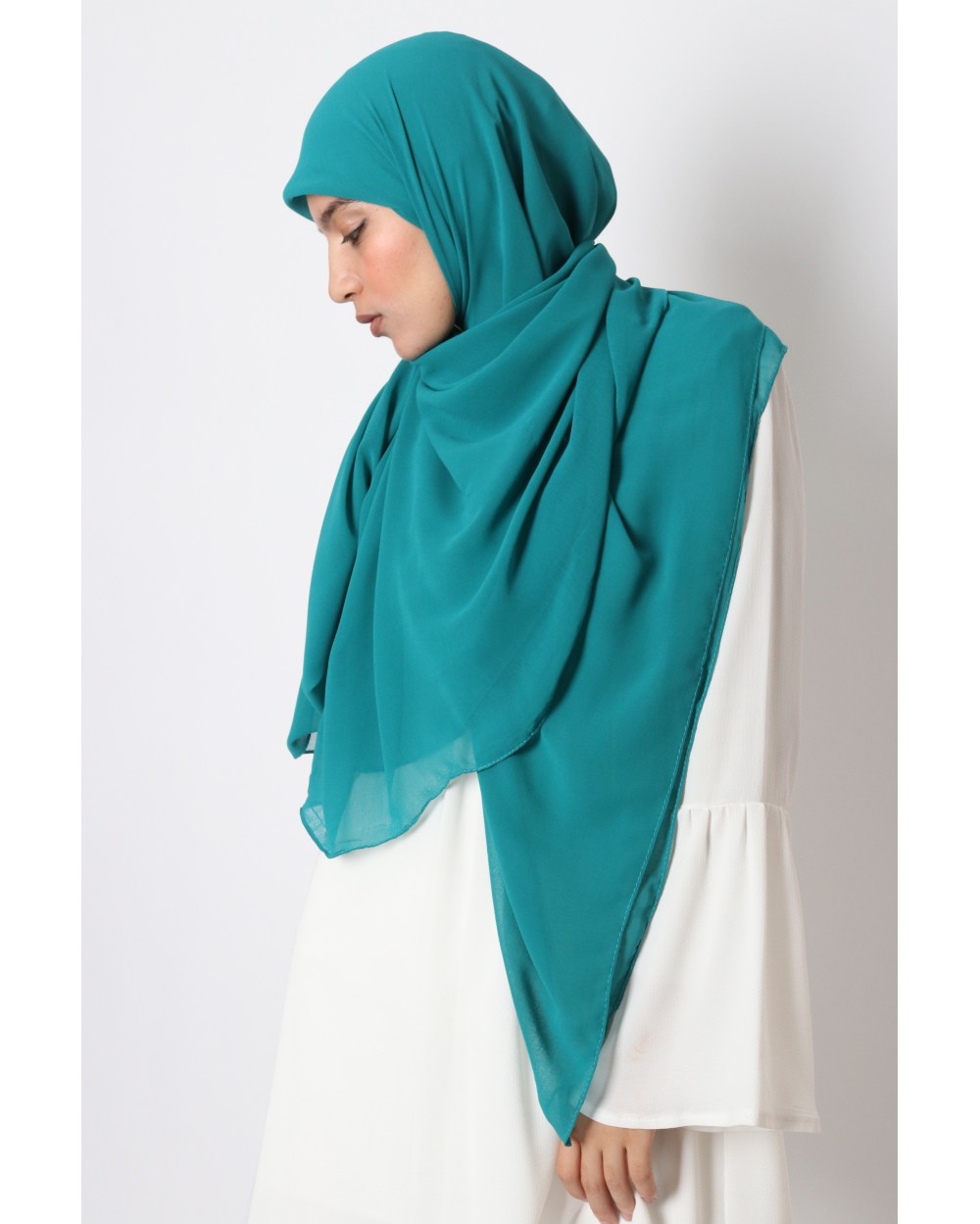 Nissa square chiffon hijab 150cm