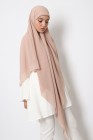 Hijab mousseline carré Nissa 150cm