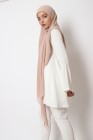 Hijab mousseline carré Nissa 150cm