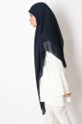 Nissa square chiffon hijab 150cm