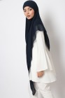 Nissa square chiffon hijab 150cm