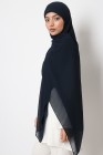 Nissa square chiffon hijab 150cm