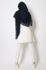 Hijab mousseline carré Nissa 150cm