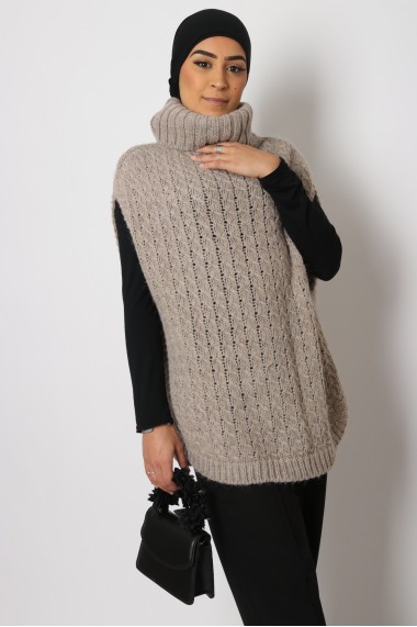Rita sleeveless knitted...