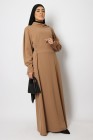 Robe longue MARJANE Col montant large