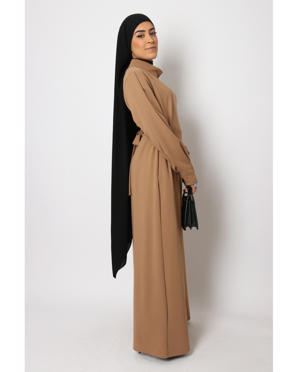 Long dress MARJANE Wide collar