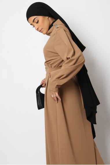 Long dress MARJANE Wide collar