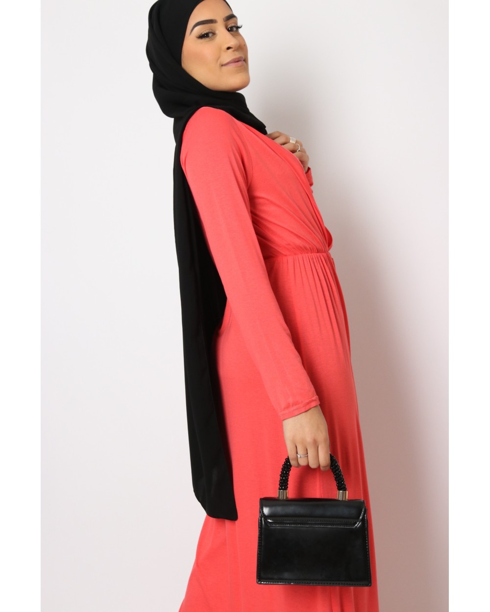 Long rhinestone dress