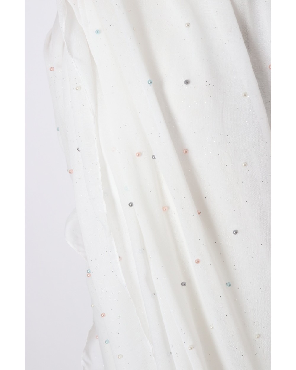 Maxi foulard SHAMY perles colorées et paillettes