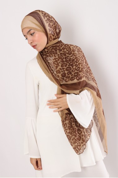 Maxi Hijab imprimé Leopard