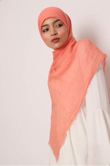 Maxi Hijab Pois dorés
