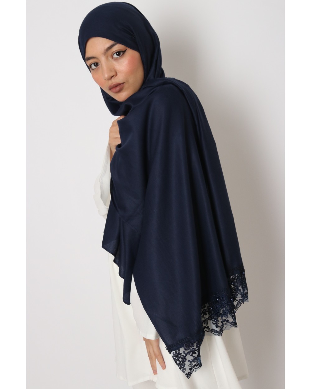 Hijab Maryline with lace