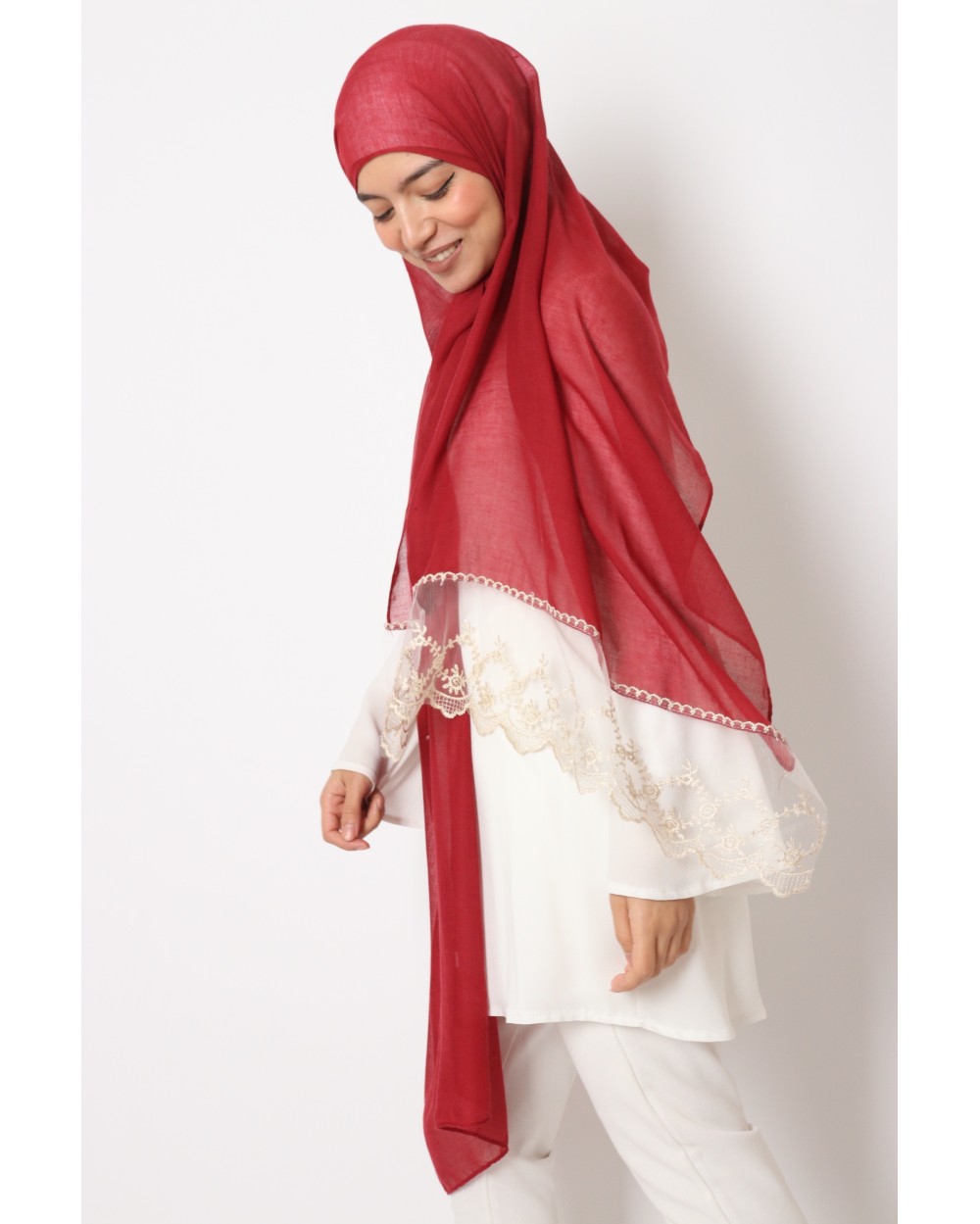 Maxi Hijab Carolyne dentelle