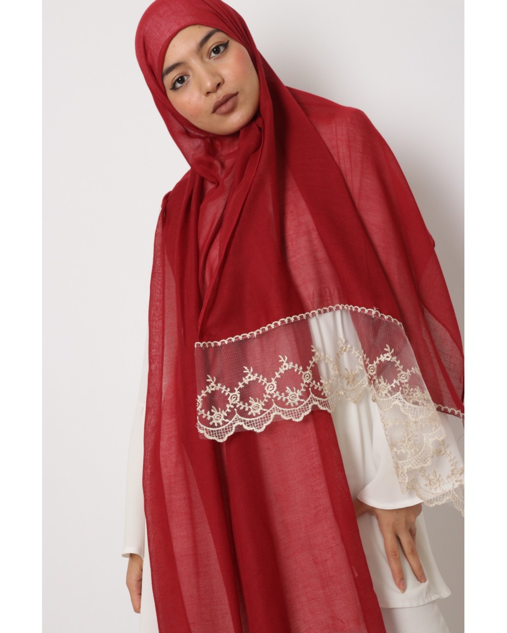 Maxi Hijab Carolyne dentelle